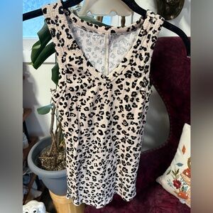 CHEETAH PRINT TANK TOP
